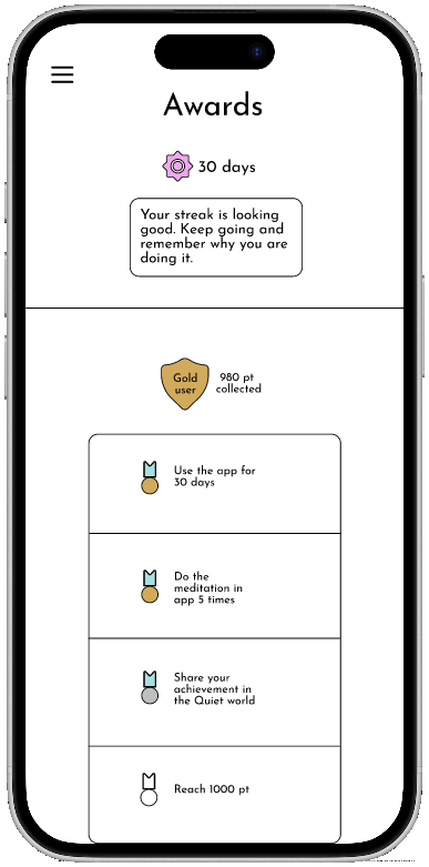 ROMO Awards, streaks, and mindful milestones